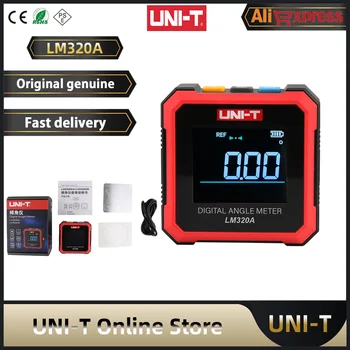  UNITATEA Electronică de Metru Unghi LM320A Unghi Tester 4*90° Raportor Digital pe 2 fețe Bază Magnetică Magnetic Inclinometer