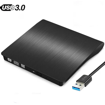  USB 3.0 External DVD CD Burner Slim Portable Driver Pentru HP, DELL, ASUS, ACER, LENOVO LENOVO thinkpad SONY Samsung xiaomi