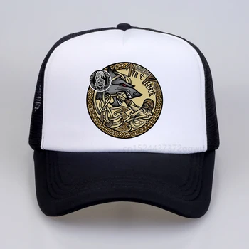  Viking LUI Odin Lup Vantage Rune, Rune Șapcă de Baseball Nod Celtic Arta Nordică hip hop capac moda de vara Unisex plasă snapback pălării