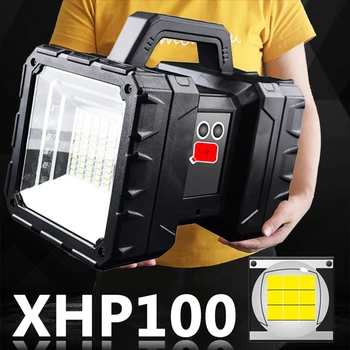  XHP100 Super-Luminos LED-uri Usb Reîncărcabilă Cap Dublu Proiector Portabil Munca Lanterna lumina Reflectoarelor Floodling Lumina XHP70 Lanterna