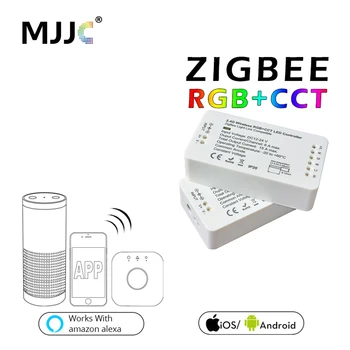  ZIGBEE Controler cu LED-uri RGB CCT Zigbee Controller LED DC12 24V Benzi cu LED-uri Controler ZLL App Controller RGBW RGB Dimmer Zigbee