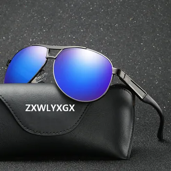  ZXWLYXGX Brand Clasic pentru Bărbați ochelari de Soare Polarizat Bărbați/Femei de Conducere Pilot Omul cu ochelari de soare Ochelari de Înaltă Calitate Ochelari de Soare UV400