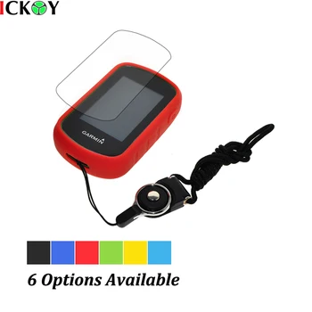  Proteja Caz + Negru Inel Detașabil Curea de Gât+Ecran Protector pentru Drumeții Portabil GPS Garmin eTrex Touch 25 35 35T Muti-Color